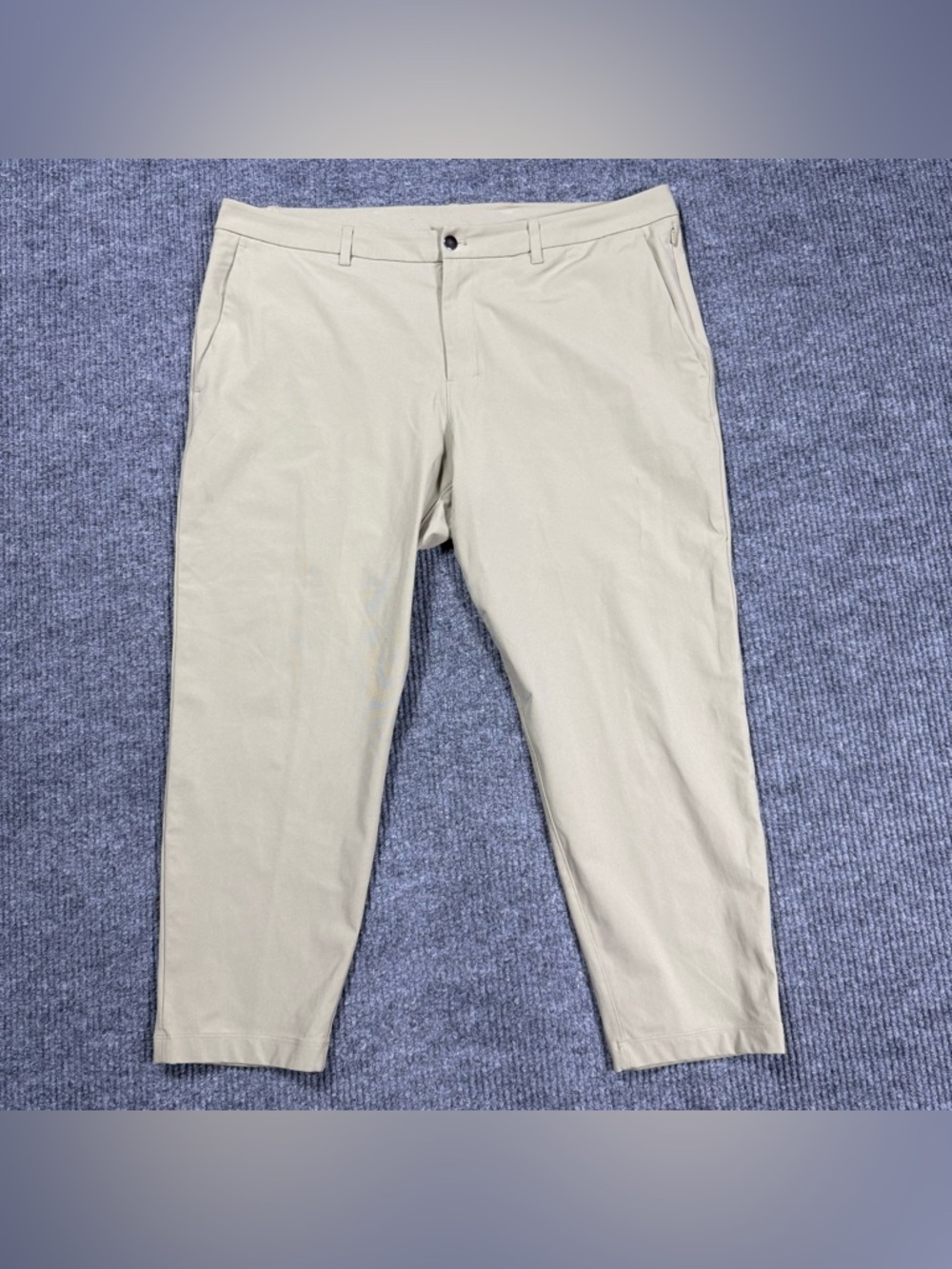Lululemon ABC Slim Fit Pants 40X27 Tan Khaki Warpstreme LM5AQYS Performance